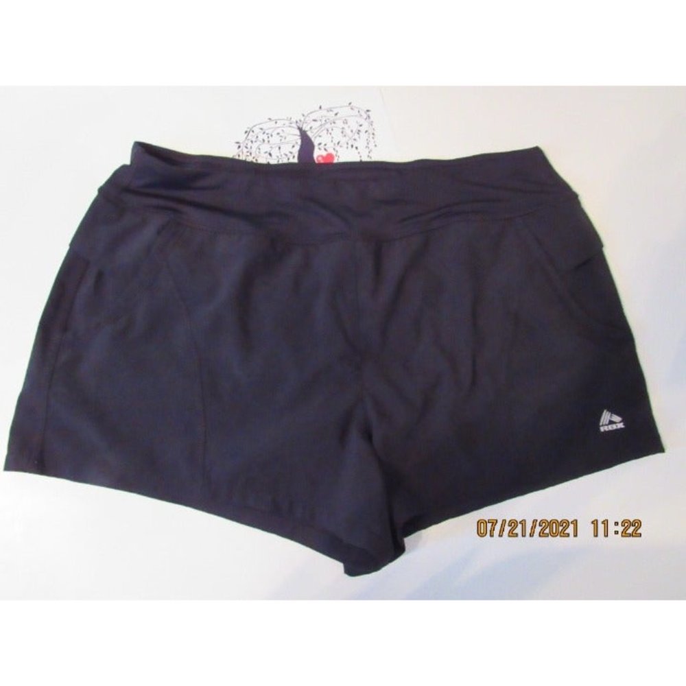 Ladies Black Reebok Running shorts Sz LG